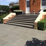 Porcelain patio and porcelain steps in mill hill london